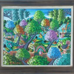 Rodrigue Mervilus Painting “Colorful Forest”