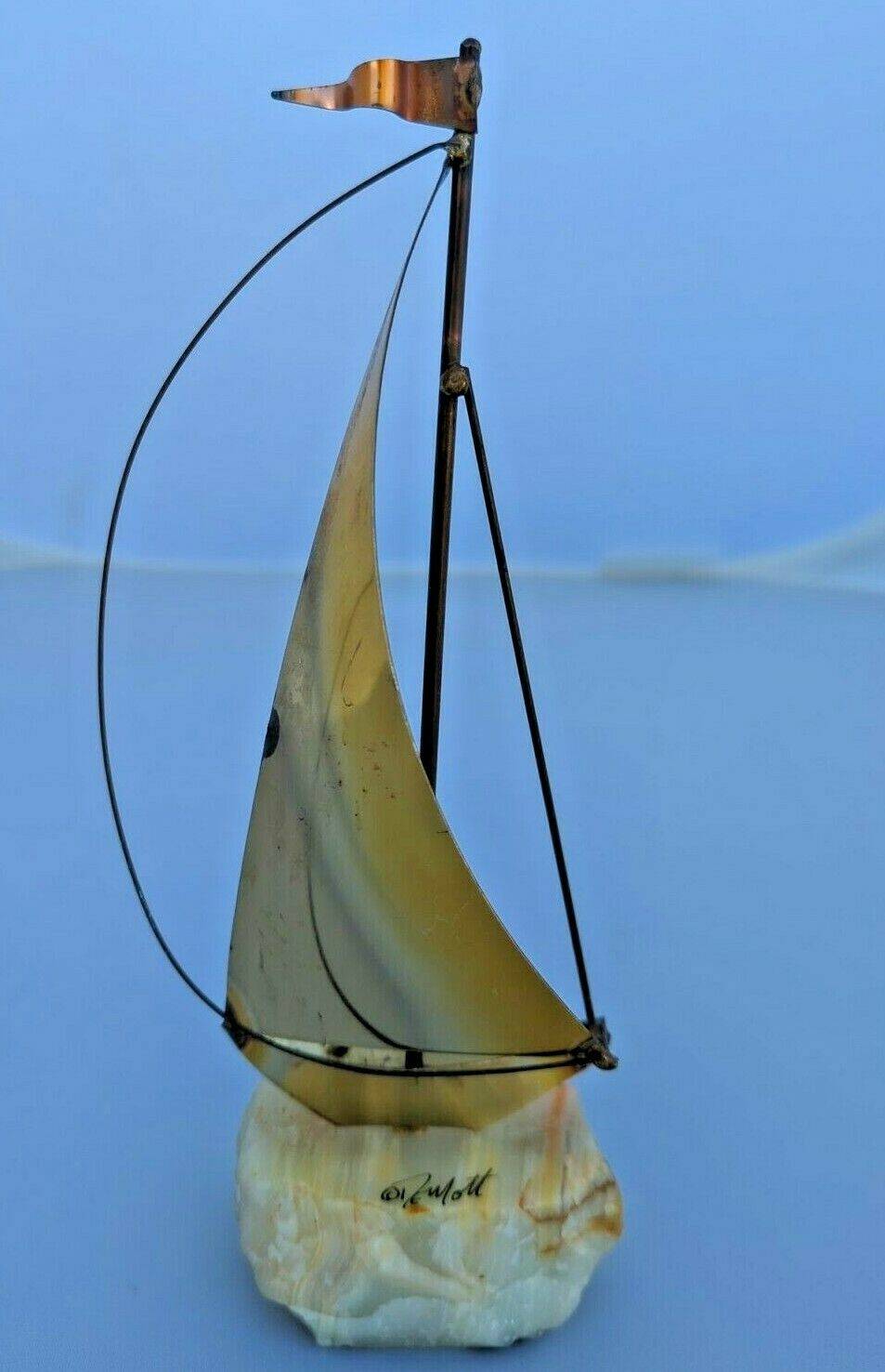 AUTHENTIC HAITIAN CUT STEEL DRUM SCULPTURE FAMOUS ARTIST SERGE JOLIMEAU OF HAITI