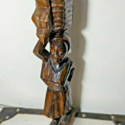 Wood carving "Street Seller"