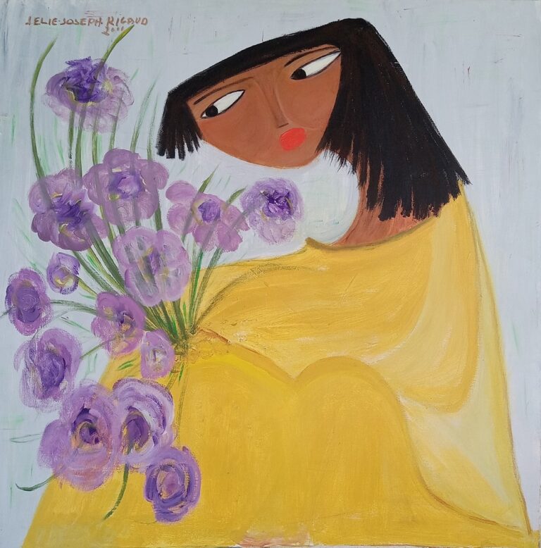 Jeanne Elie Rigaud Joseph (Haitian b.1926) Lady