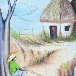 Joseph Jacob (Haitian 20th Century) – 1967 Vintage Oil Painting