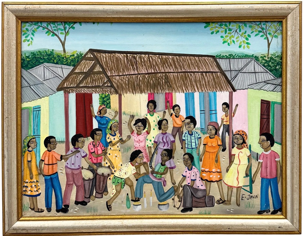 Eugene Jean – Haitian Narrative Painter | Cap-Haïtien School