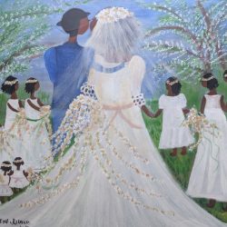Jeanne Elie Joseph Rigaud (Haitian b.1926) – Traditional Haitian Wedding Procession (2008)
