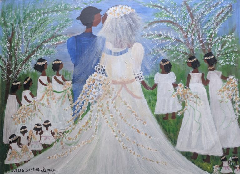 Jeanne Elie Joseph Rigaud (Haitian b.1926) – Traditional Haitian Wedding Procession (2008)